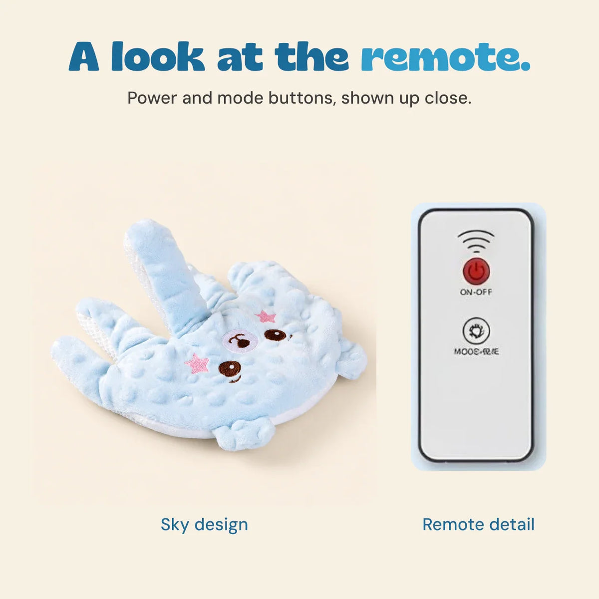 TibaToes™ Calming Hand Sensory Pillow