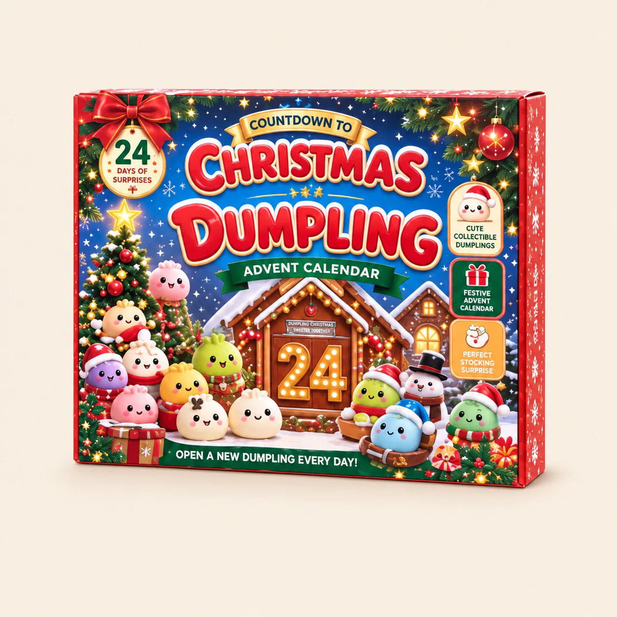 TibaToes™ Christmas Dumpling Advent Calendar