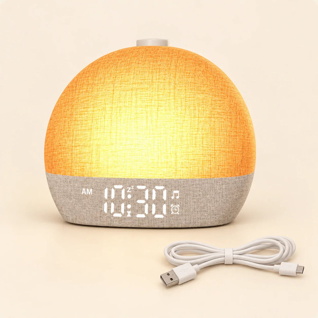 TibaToes™ SunriseGlow Sound Alarm Clock
