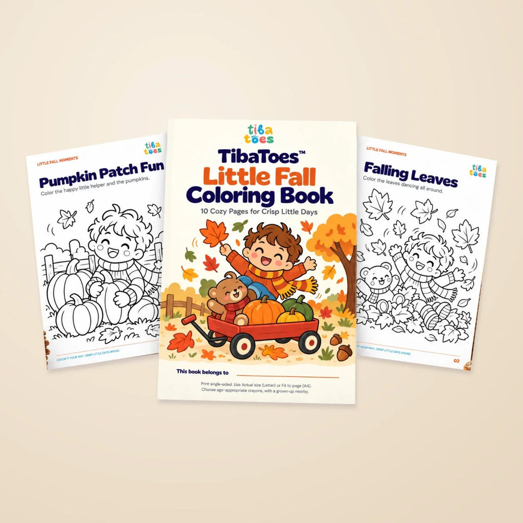 TibaToes™ Little Fall Coloring Book
