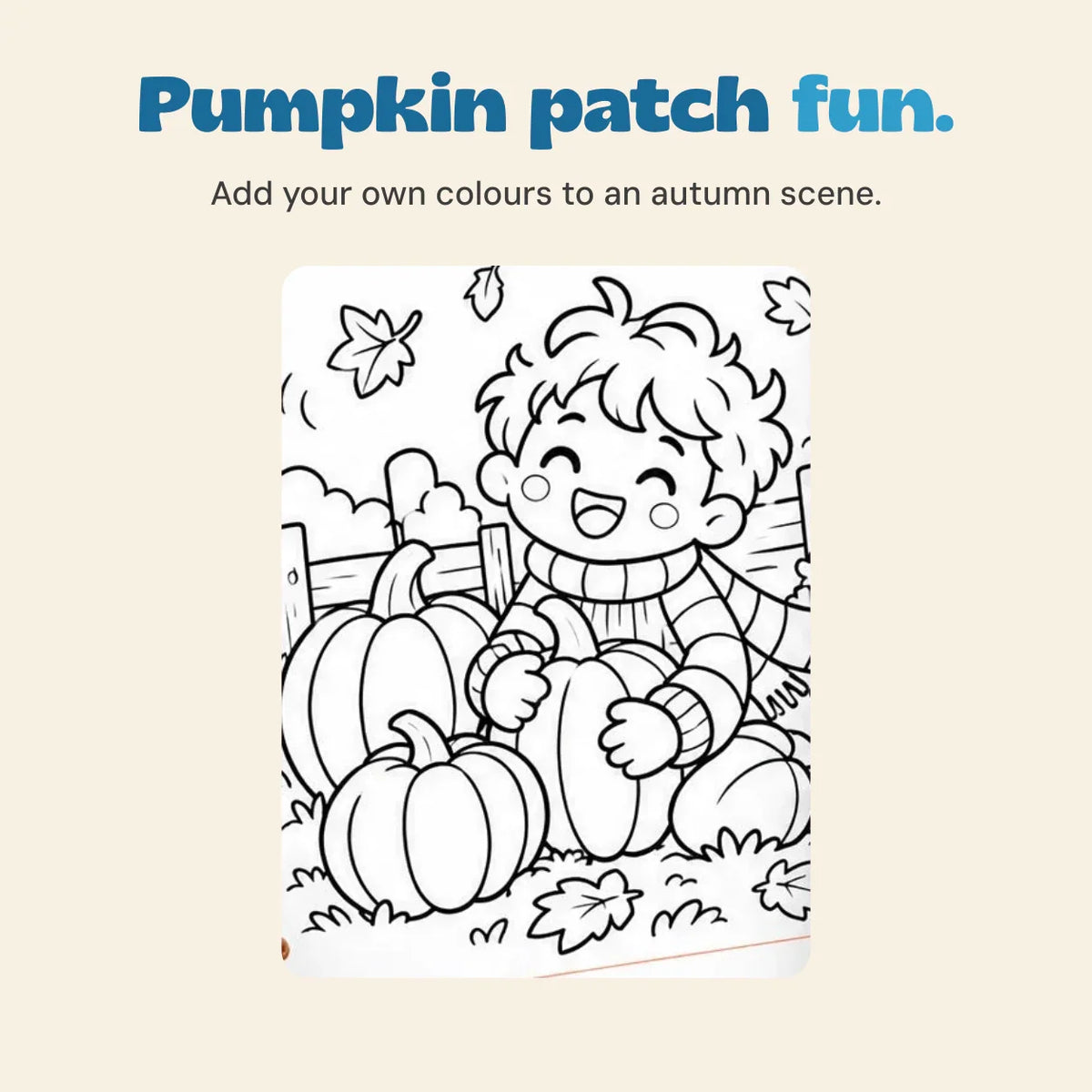 TibaToes™ Little Fall Coloring Book
