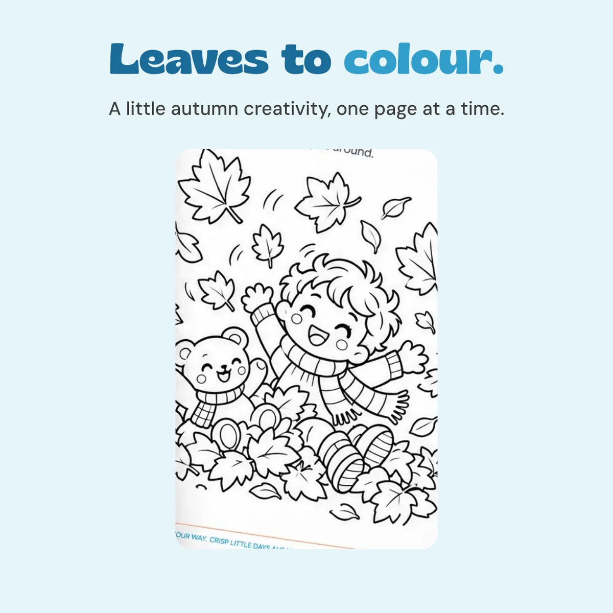TibaToes™ Little Fall Coloring Book