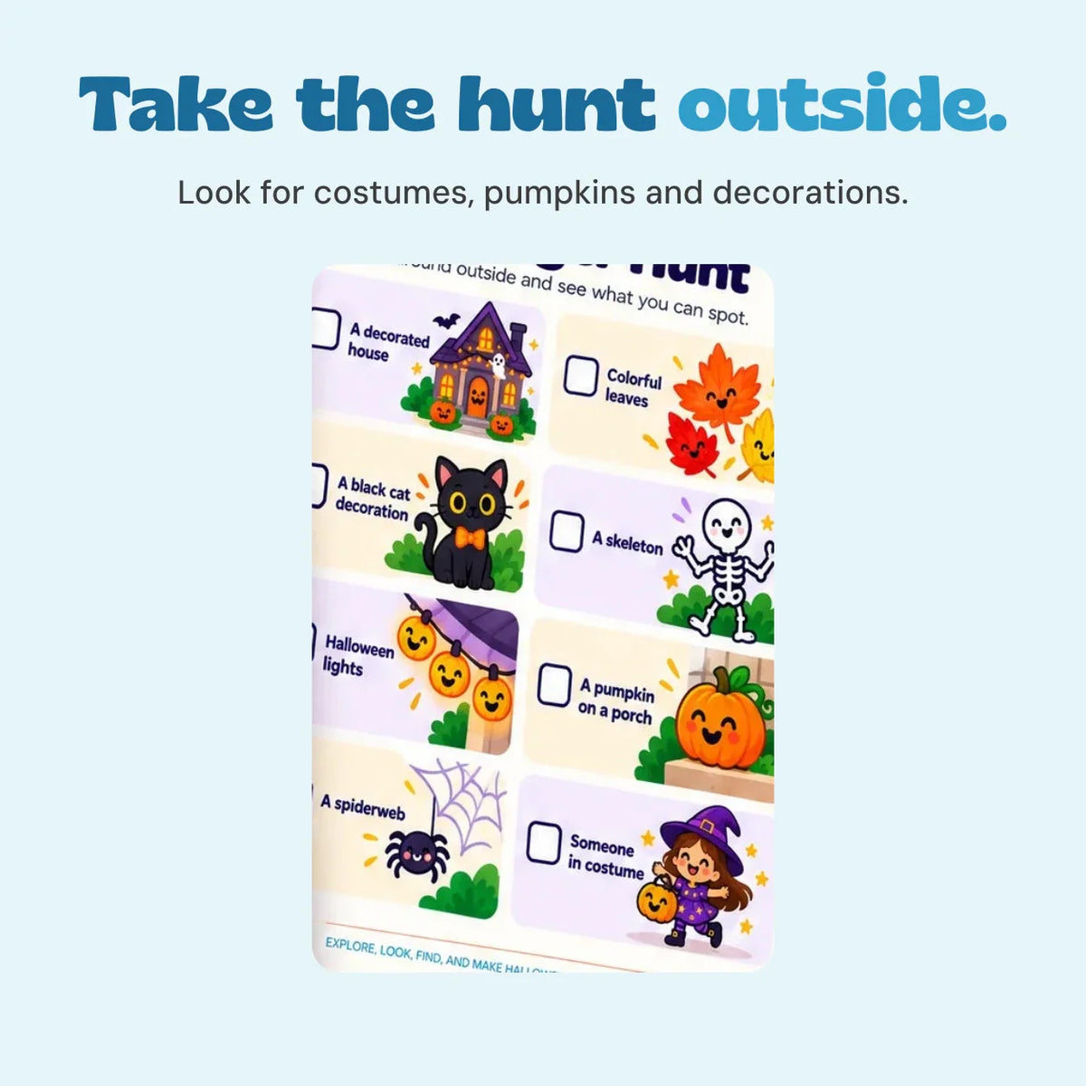 TibaToes™ Halloween Scavenger Hunt Pack