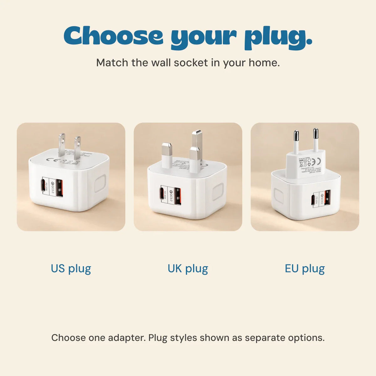 TibaToes™ USB Power Adapter