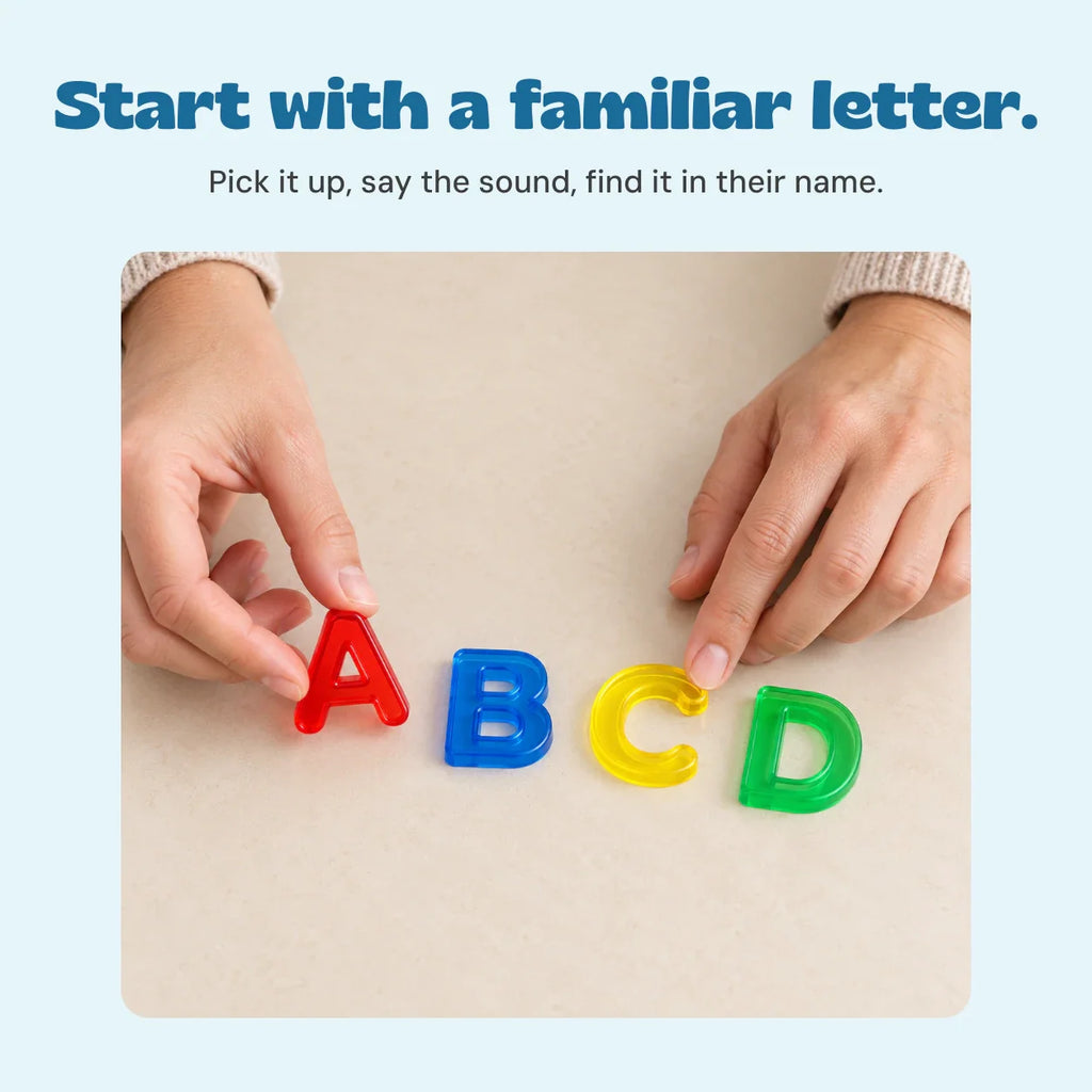 TibaToes™ Transparent Letters & Numbers Learning Set