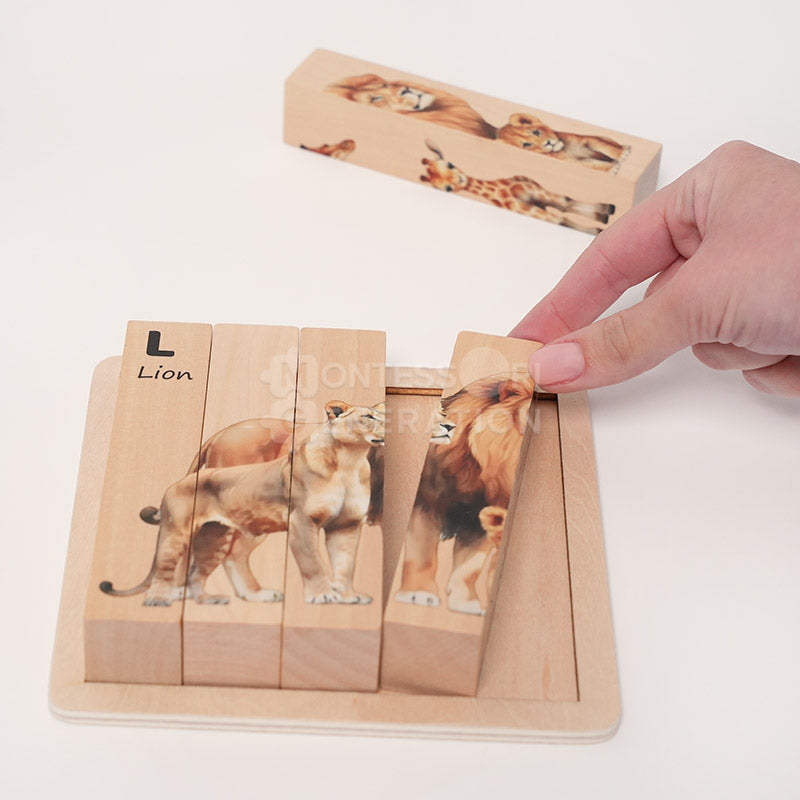 Montessori Twist and Match Puzzle