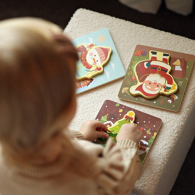 Montessori Toddler Xmas Puzzles